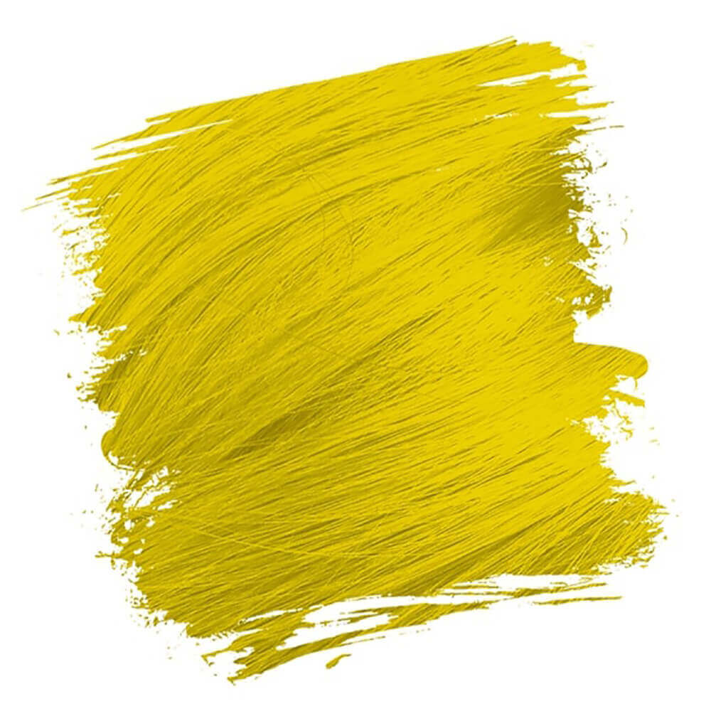 Crazy Color Semi Permanent Vegan Hair Colour Cream - Canary Yellow - 100ml