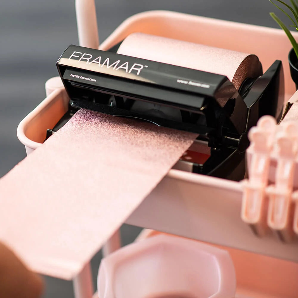 Framar RosÃ© All Day Medium Embossed Hair Foil Roll 320ft