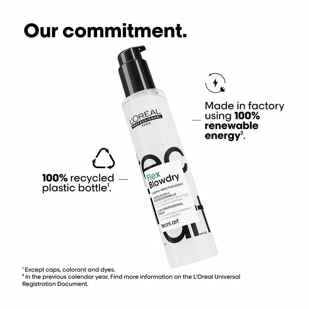 L'Oréal Professionel Serie Expert Blow-Dry Fluidifier 10-in-1 Shape Memory Leave-In Cream 150ml