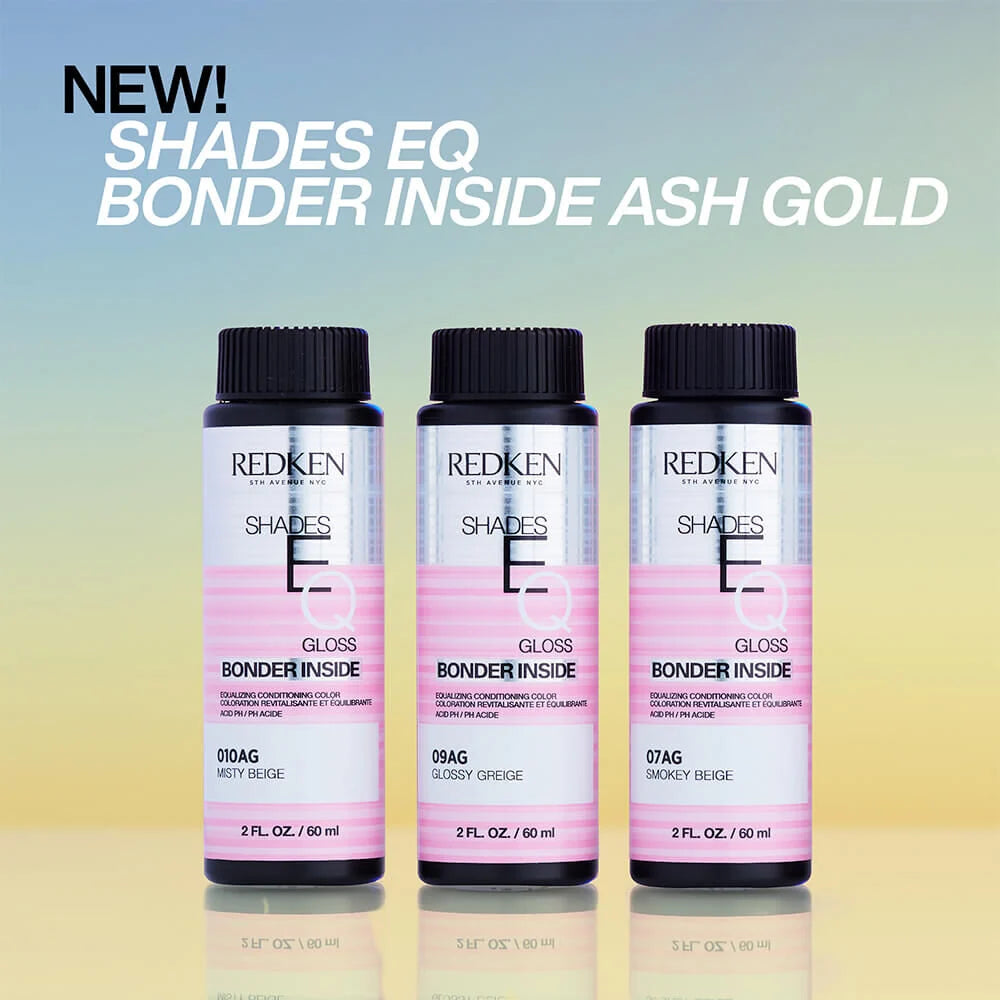 Redken Shades EQ Bonder Inside Demi Permanent Hair Colour - 09AG Glossy Beige - 60ml