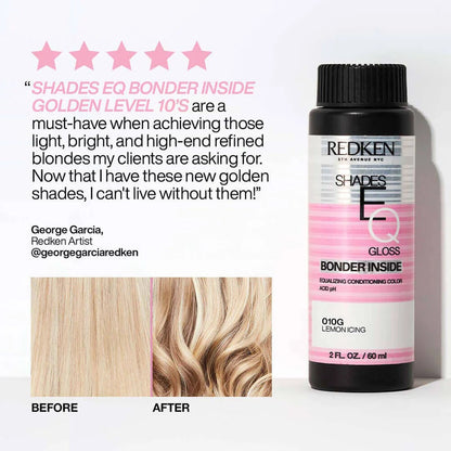 Redken Shades EQ Bonder Inside Demi Permanent Hair Colour - 010NQ Iced Pina - 60ml