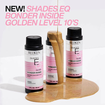 Redken Shades EQ Bonder Inside Demi Permanent Hair Colour - 010G Lemon Icing - 60ml