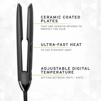 WAHL Pro Glide Hair Straightener in Black