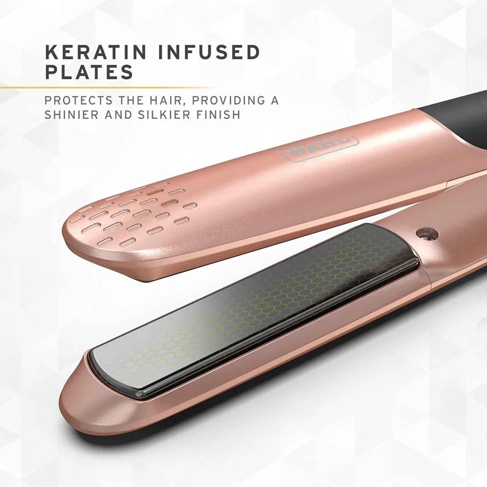 WAHL Pro Glide Hair Straightener in Rose Gold
