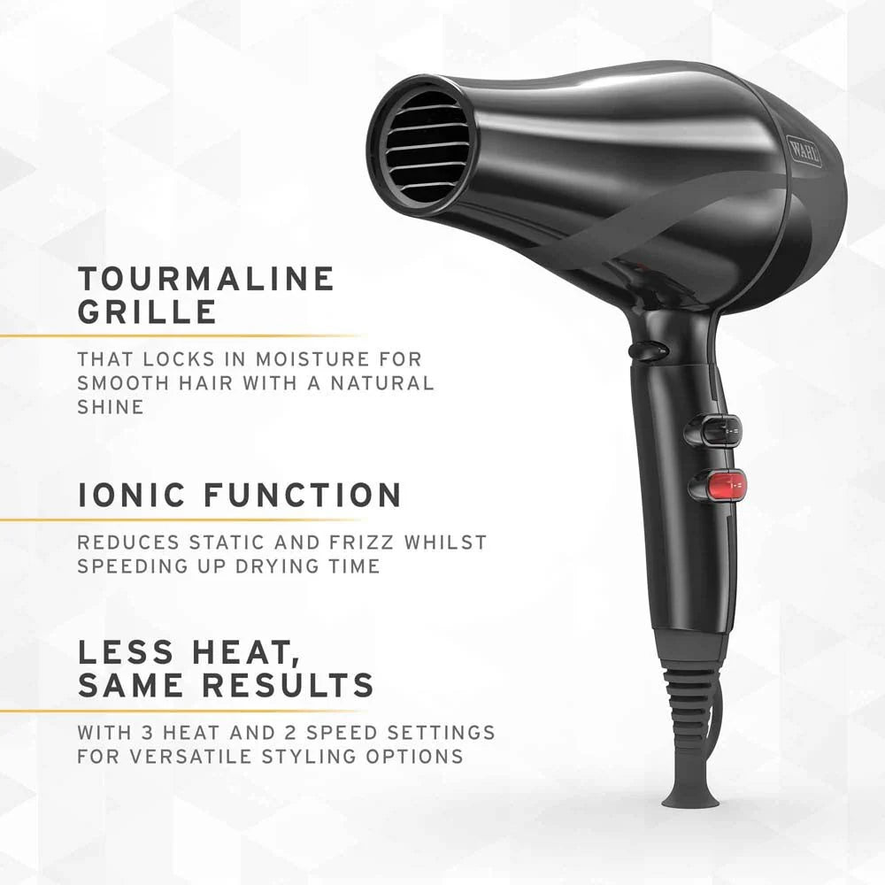 WAHL Pro Keratin Hair Dryer in Black (2200W)