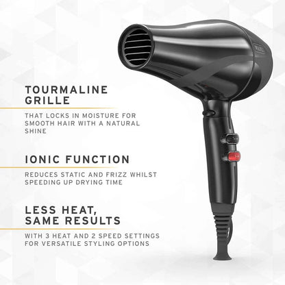 WAHL Pro Keratin Hair Dryer in Black (2200W)