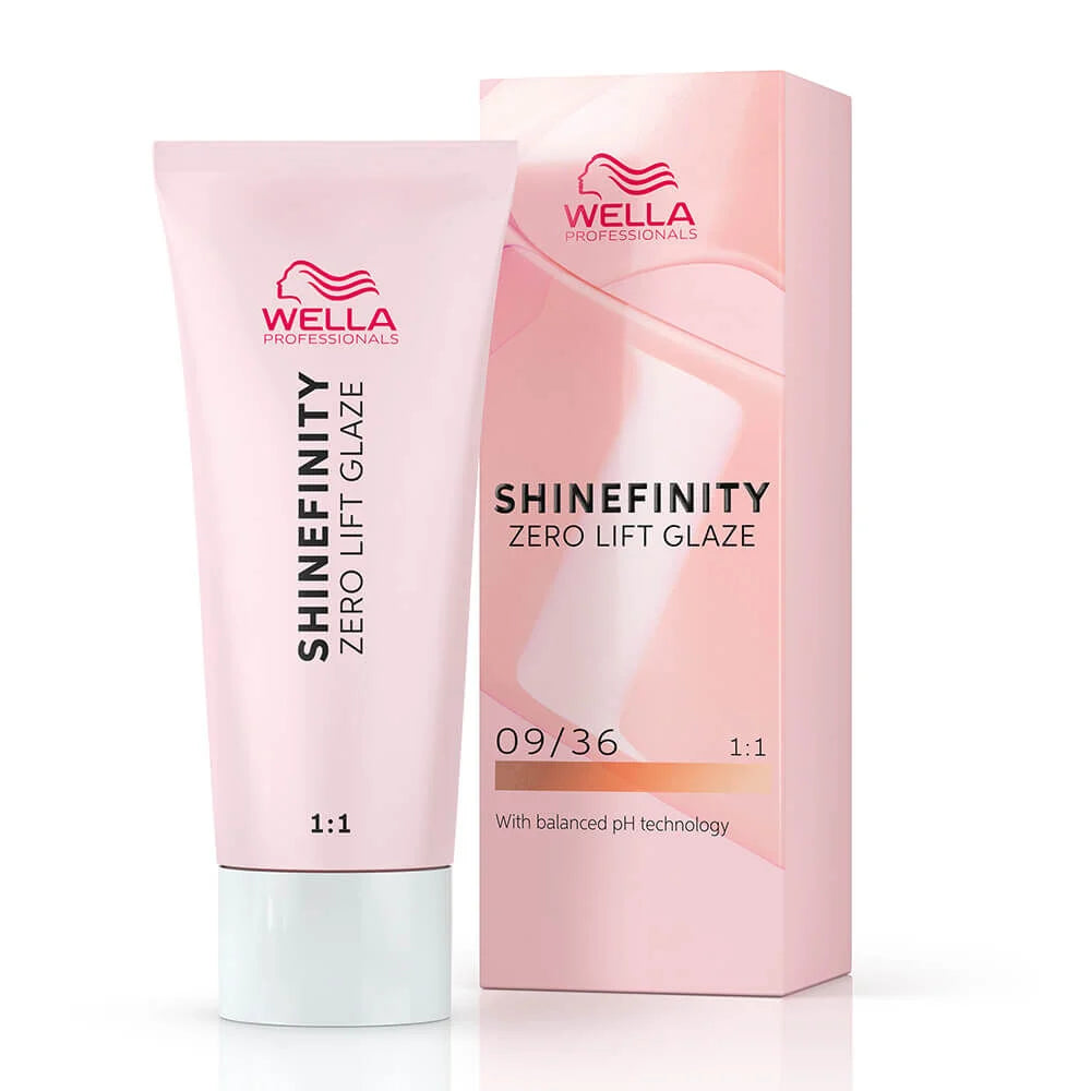 Wella Professionals Shinefinity Zero Lift Glaze Semi-Permanent HairColour - 09/36 Warm Vanilla Glaze - 60ml