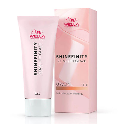 Wella Professionals Shinefinity Zero Lift Glaze Semi-Permanent HairColour - 07/34 Warm Paprika Spice - 60ml
