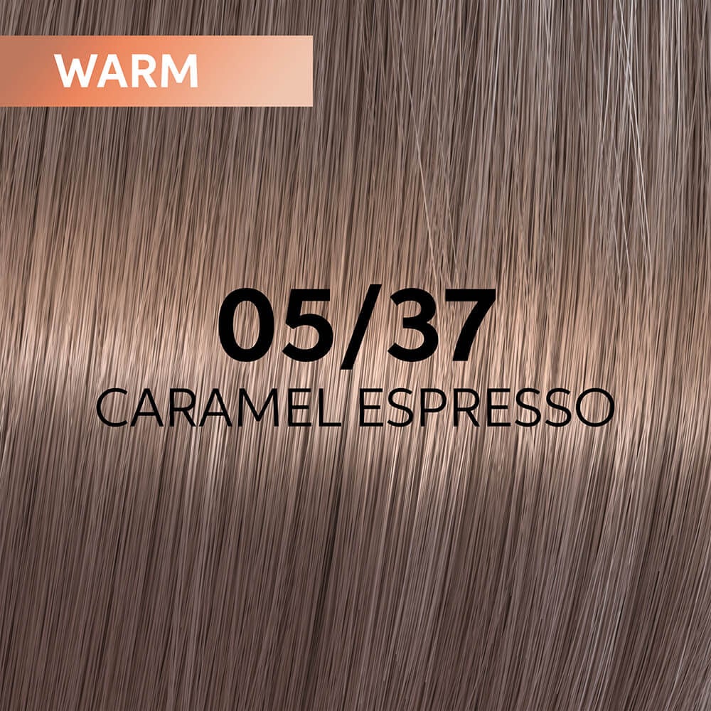 Wella Professionals Shinefinity Zero Lift Glaze Semi-Permanent HairColour - 05/37 Warm Caramel Espresso - 60ml