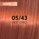 Wella Professionals Shinefinity Zero Lift Glaze Semi-Permanent HairColour - 05/43 Warm Hot Chilli - 60ml Swatch