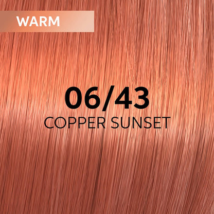 Wella Professionals Shinefinity Zero Lift Glaze Semi-Permanent HairColour - 06/43 Warm Copper Sunset - 60ml