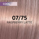Wella Professionals Shinefinity Zero Lift Glaze Semi-Permanent HairColour - 07/75 Cool Raspberry Latte - 60ml Swatch