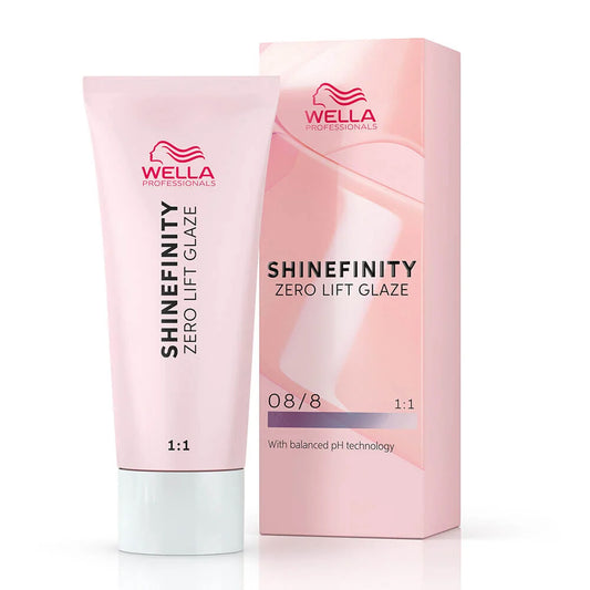 Wella Professionals Shinefinity Zero Lift Glaze Semi-Permanent HairColour - 08/8 Light Blond Pearl - 60ml