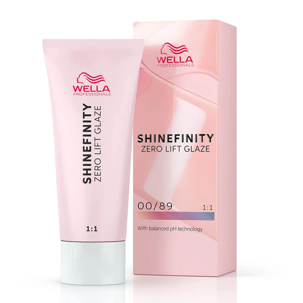 Wella Professionals Shinefinity Zero Lift Glaze Semi-Permanent HairColour - 00/89 Blue Booster - 60ml