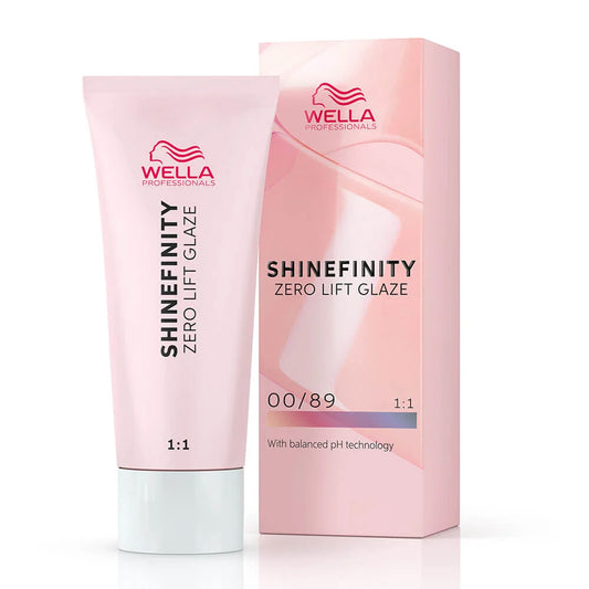 Wella Professionals Shinefinity Zero Lift Glaze Semi-Permanent HairColour - 00/89 Blue Booster - 60ml