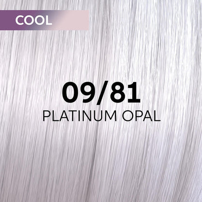 Wella Professionals Shinefinity Zero Lift Glaze Semi-Permanent HairColour - 09/81 Cool Platnum Opal - 60ml