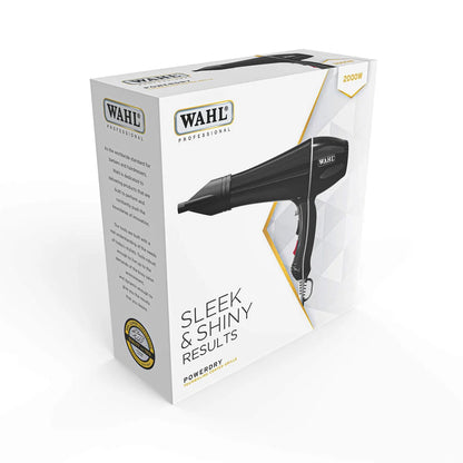 WAHL Powerdry 2000W Hair Dryer, Black
