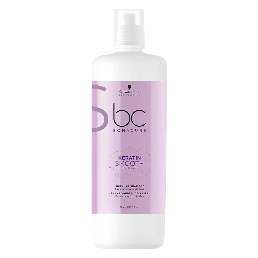 Schwarzkopf Professional Bonacure Keratin Smooth Perfect Micellar Shampoo - 1 Litre