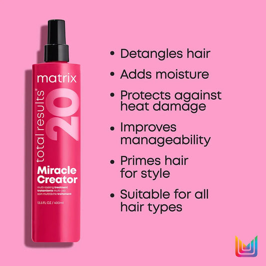 Matrix Total Results Miracle Creator 20 Leave-In Multi-Benefit Spray for All Hair Types 190ml