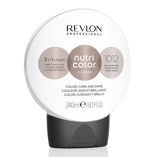 Revlon Nutri Color Filters Direct Semi-Permanent Hair Colour Mask - 1012 Mauve Blonde 240ml