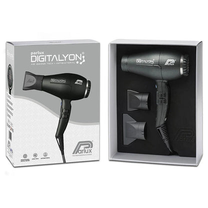 Parlux Digitalyon Light Air Ionizer Hair Dryer, Anthracite