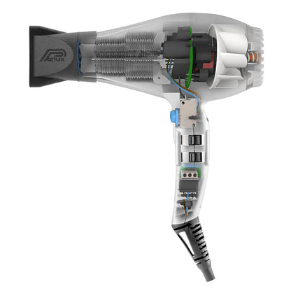 Parlux Digitalyon Light Air Ionizer Hair Dryer, Silver
