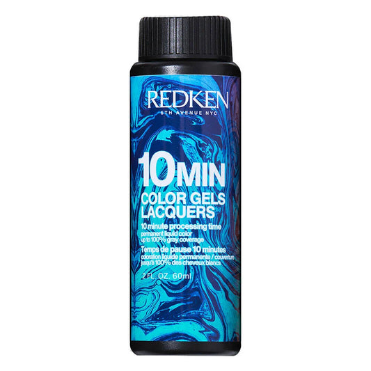 Redken Color Gels Lacquers 10 Minute Permanent Liquid Hair Colour - 6ABn Brown Smoke - 60ml