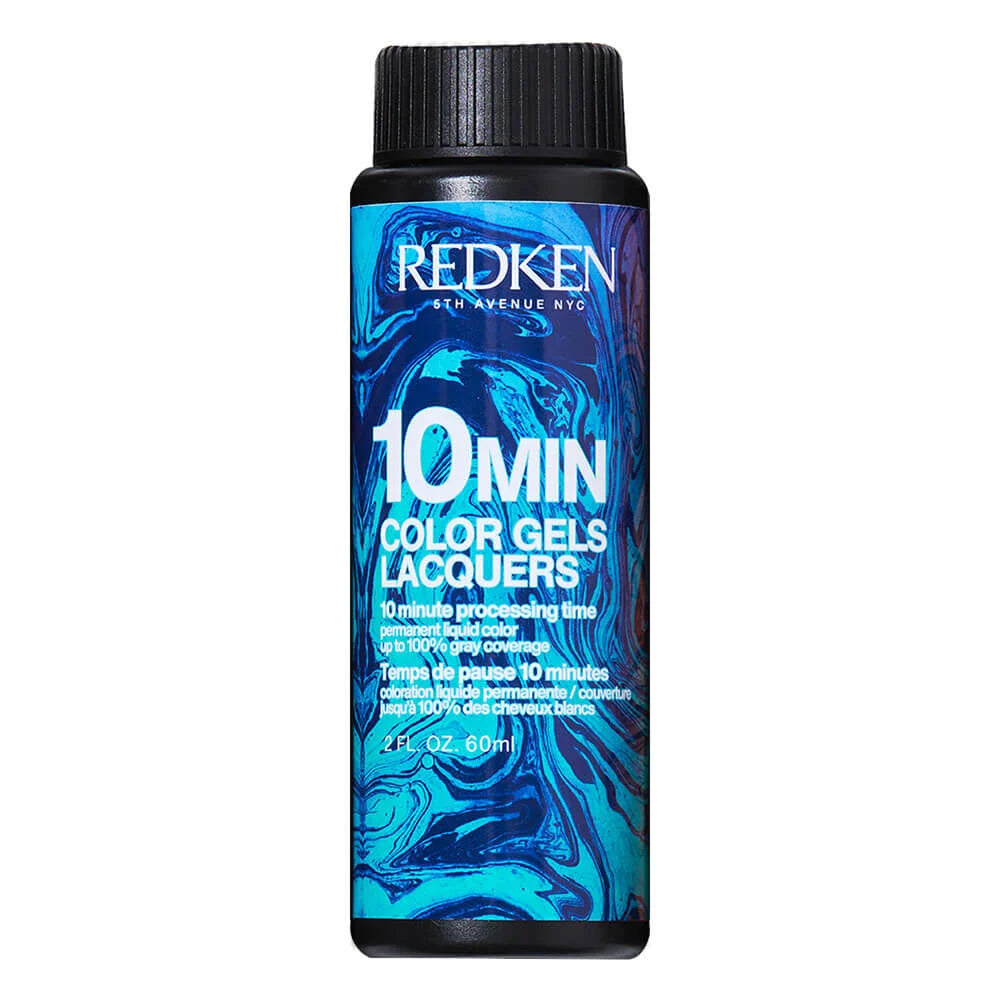Redken Color Gels Lacquers 10 Minute Permanent Liquid Hair Colour - 6NW Brandy - 60ml