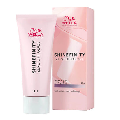 Wella Professionals Shinefinity Zero Lift Glaze Semi-Permanent HairColour - 07/12 Matte Blonde - 60ml