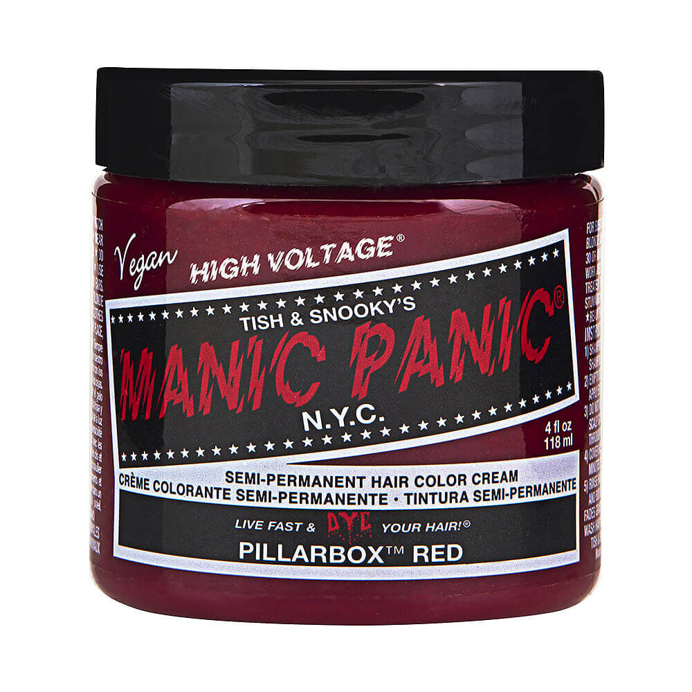 Manic Panic High Voltage Semi Permanent Hair Colour Cream - Pillarbox Red - 118ml