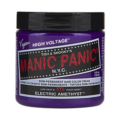 Manic Panic High Voltage Semi Permanent Hair Colour Cream - Electric Amethyst - 118ml
