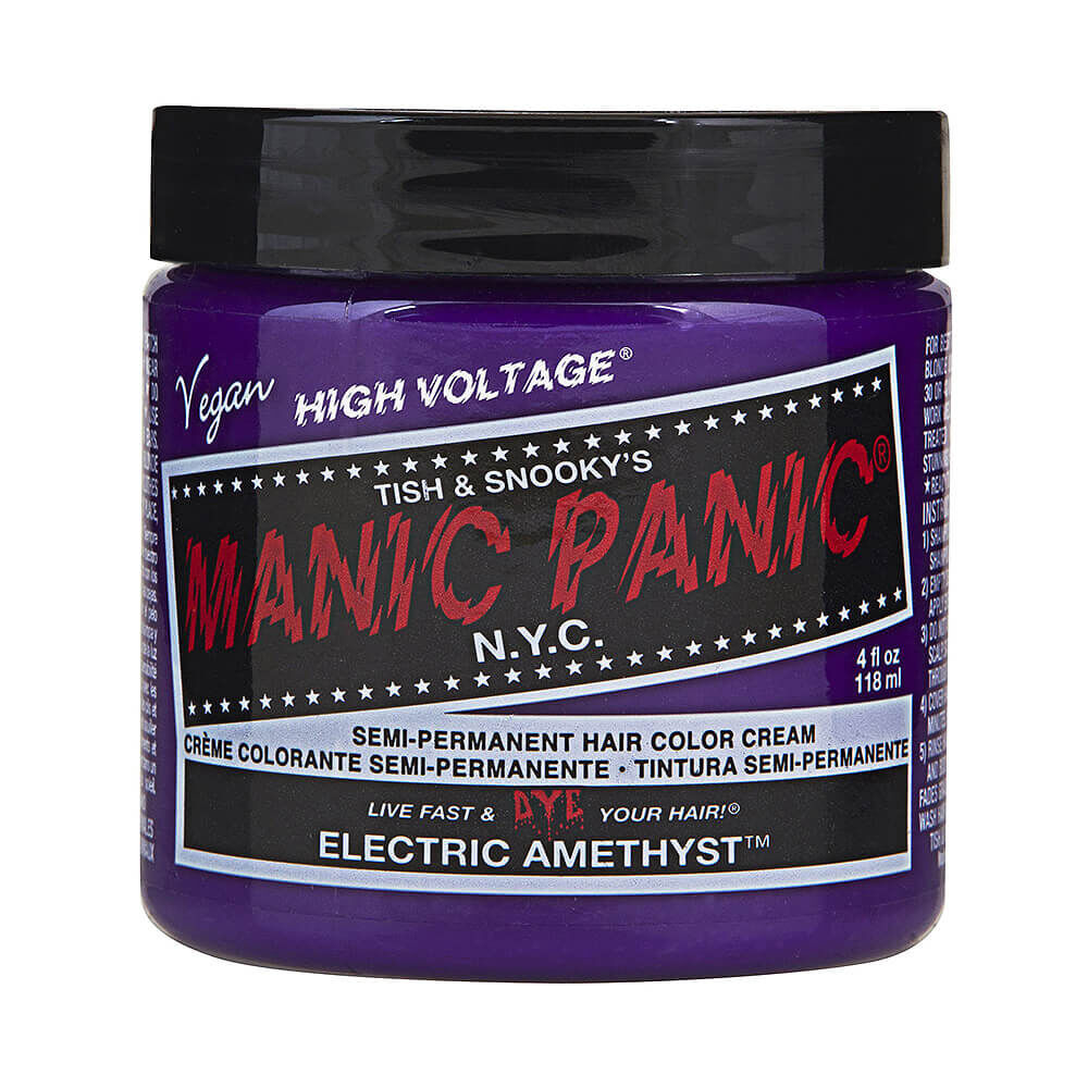 Manic Panic High Voltage Semi Permanent Hair Colour Cream - Electric Amethyst - 118ml