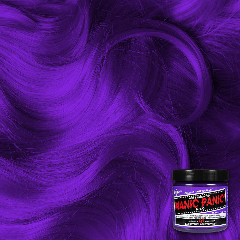 Manic Panic High Voltage Semi Permanent Hair Colour Cream - Electric Amethyst - 118ml