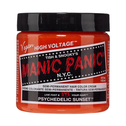 Manic Panic High Voltage Semi Permanent Hair Colour Cream - Psychedelic Sunset - 118ml