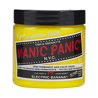 Manic Panic High Voltage Semi Permanent Hair Colour Cream - Electric Banana - 118ml