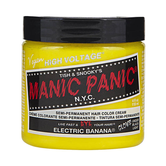 Manic Panic High Voltage Semi Permanent Hair Colour Cream - Electric Banana - 118ml