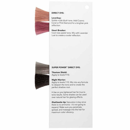 #mydentity Guy Tang Super Power Direct Dyes Collection Swatch Page