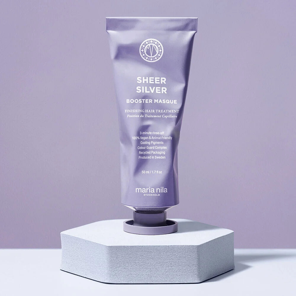 Maria Nila Sheer Silver Booster Masque Finishing Hair Treatment 50ml