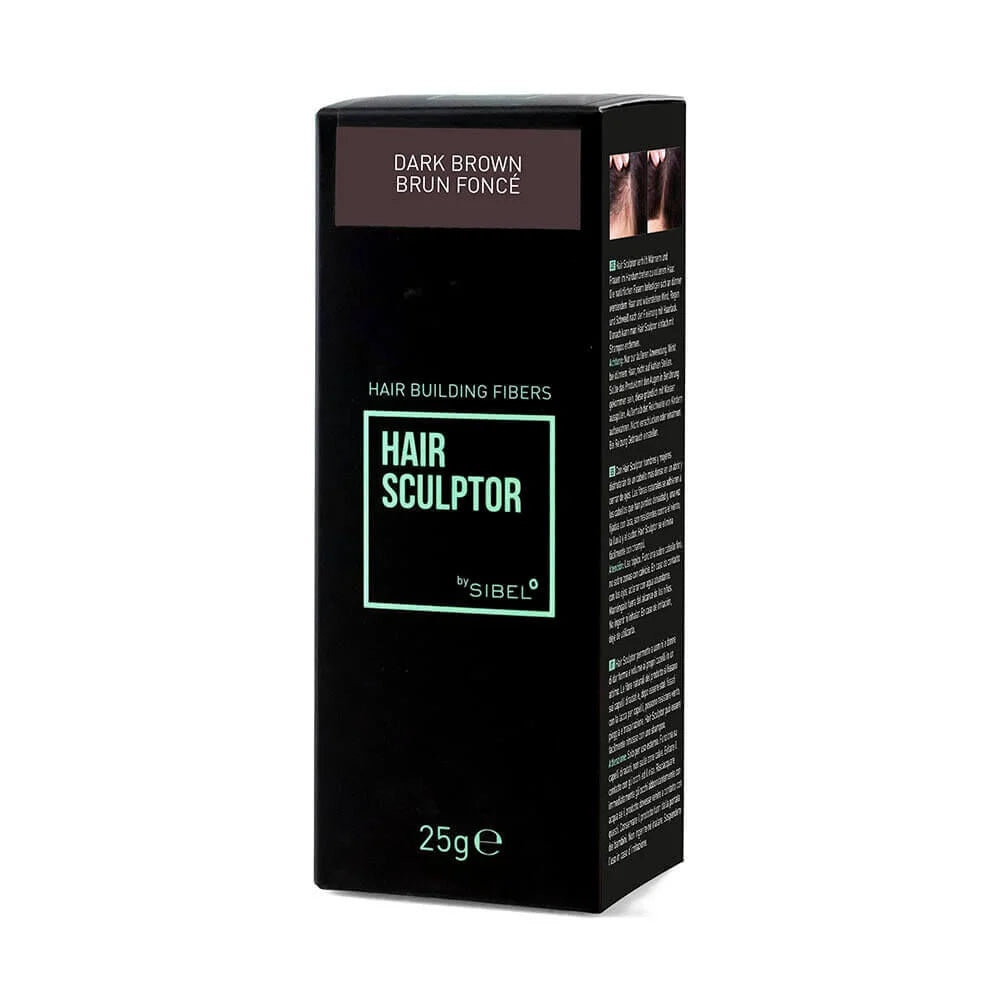 Sibel Hair Sculptor Hair Building Fibers - Dark Brown 25g