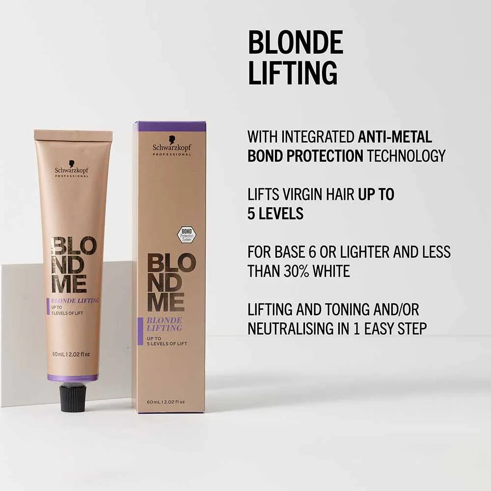 Schwarzkopf Professional BlondMe Lifting Permanent Hair Colour - Biscuit 60ml