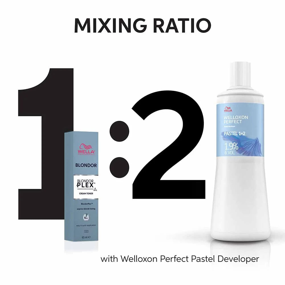 Wella Professionals Blondorplex Cream Toner - 81 Pale Silver - 81g