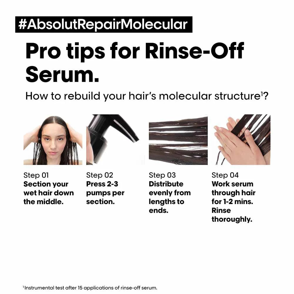 L'OrÃ©al Professionnel Serie Expert Absolut Repair Molecular Rinse-Off Serum 250ml