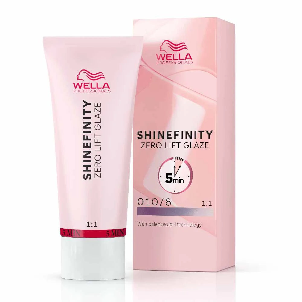 Wella Professionals Shinefinity Zero Lift Glaze Semi-Permanent HairColour - 010/8 Pearl - 60ml