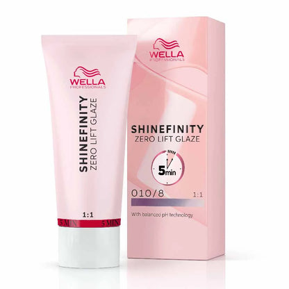 Wella Professionals Shinefinity Zero Lift Glaze Semi-Permanent HairColour - 010/8 Pearl - 60ml