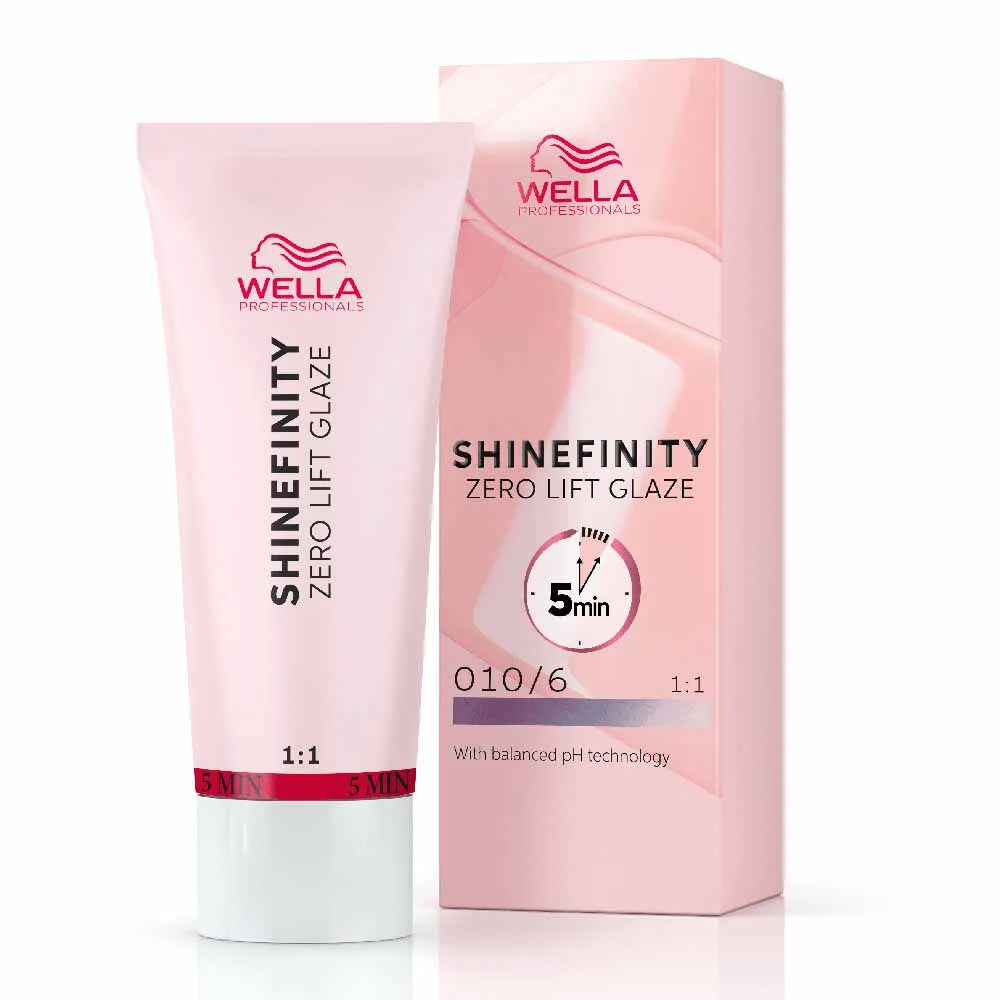 Wella Professionals Shinefinity Zero Lift Glaze Semi-Permanent HairColour - 010/6 Violet - 60ml