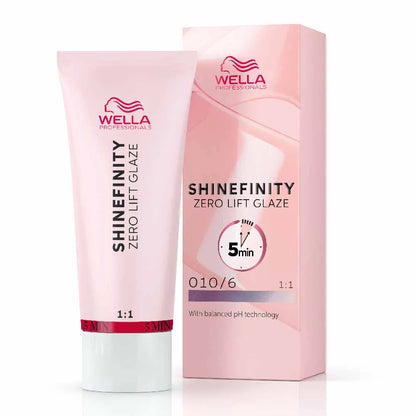 Wella Professionals Shinefinity Zero Lift Glaze Semi-Permanent HairColour - 010/6 Violet - 60ml