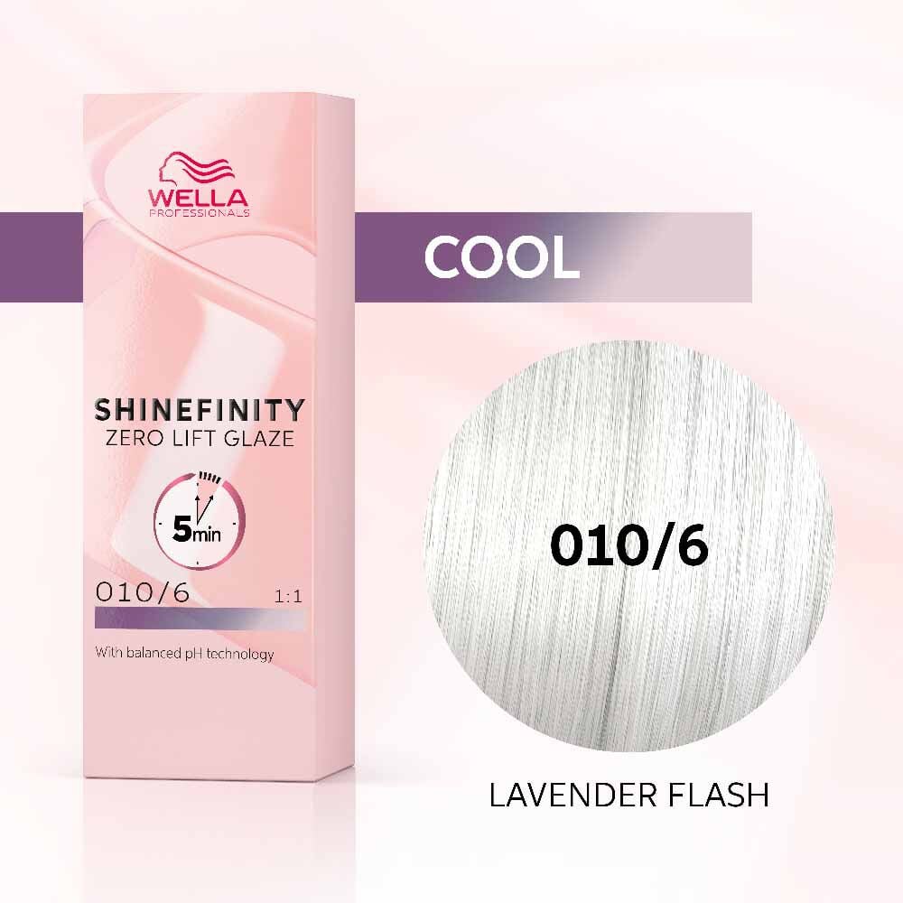 Wella Professionals Shinefinity Zero Lift Glaze Semi-Permanent HairColour - 010/6 Violet - 60ml