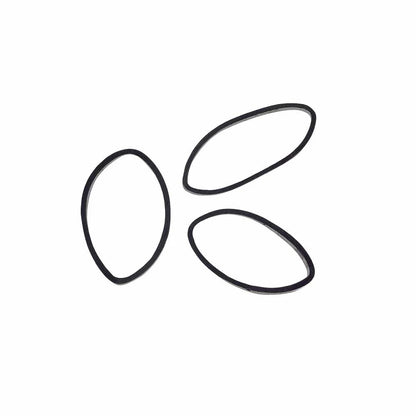 Sibel Micro-Braid Hair Ties 20mm Black, Pack of 500