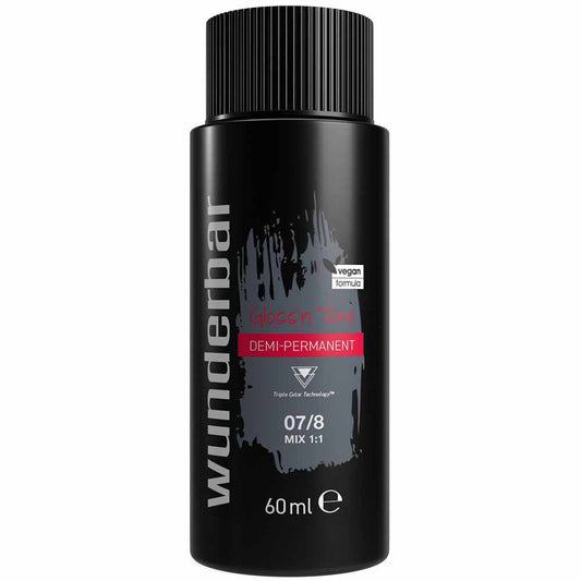 Wunderbar Gloss'n Tone Demi-Permanent Colour Liquid 07/8 Medium Blond Pearl 60ml