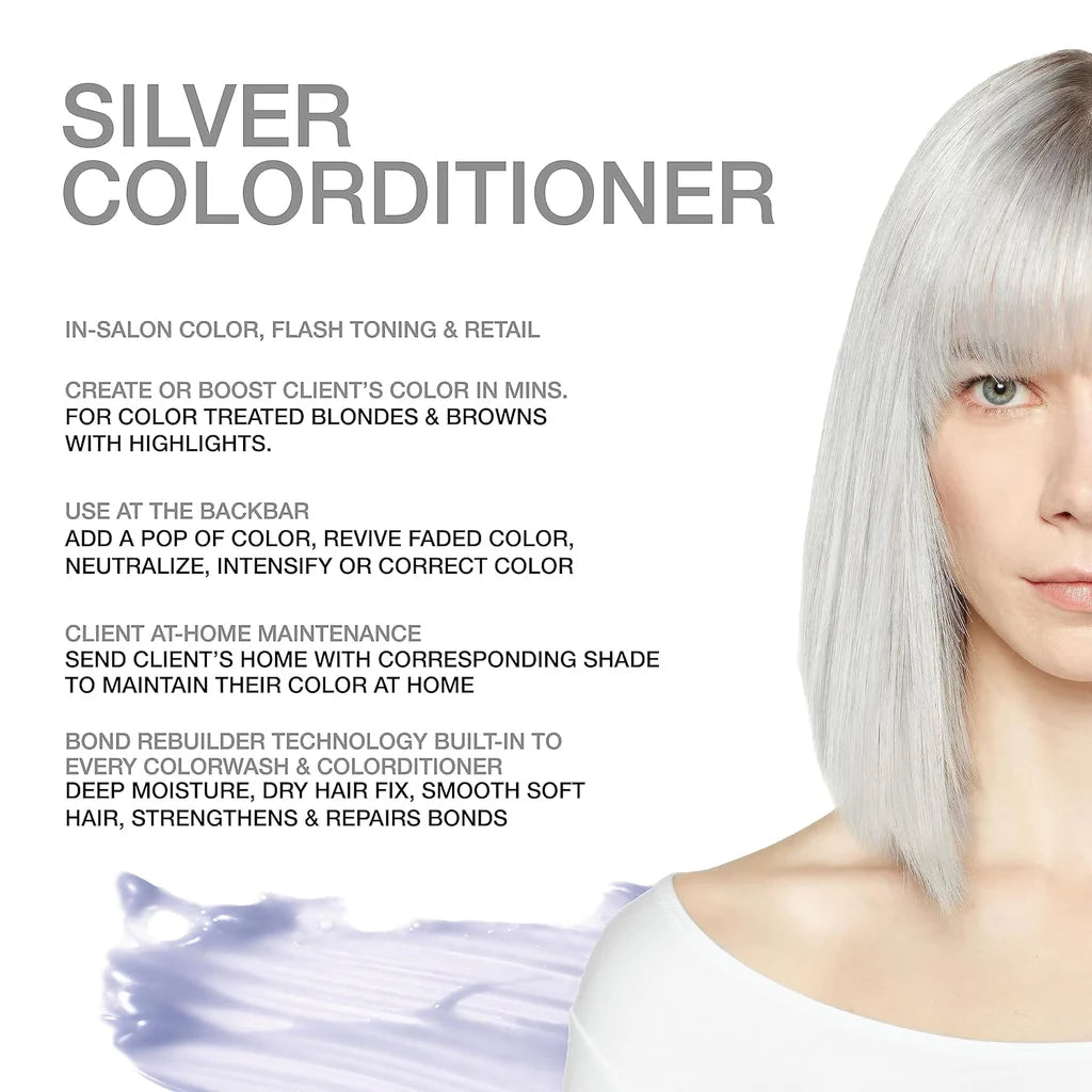 Celeb Luxury Viral Hybrid Colorditioner Conditioner with BondFix - Silver - 244ml
